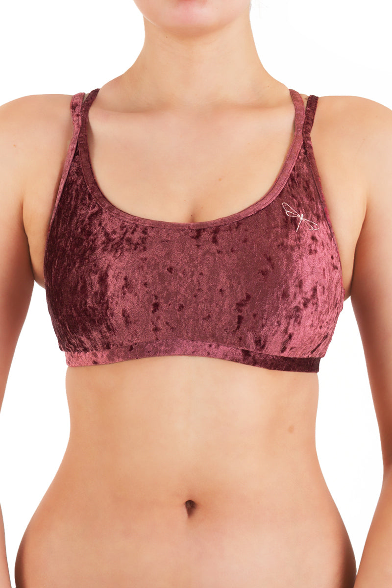 Dragonfly Nicole Top - Velvet Amaranth-Dragonfly-Pole Junkie