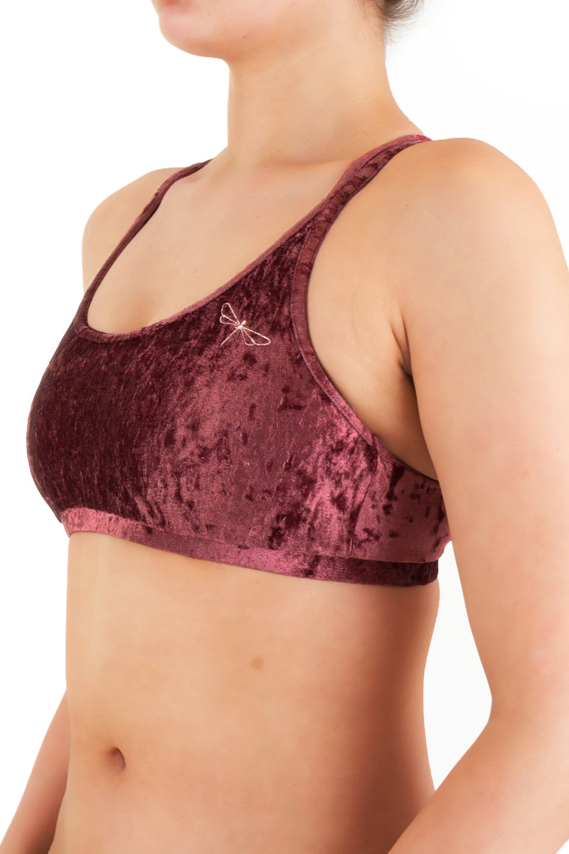 Dragonfly Nicole Top - Velvet Amaranth-Dragonfly-Pole Junkie