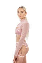 Naughty Thoughts XXX Rated See Through Shrug - Pink-Naughty Thoughts-Pole Junkie