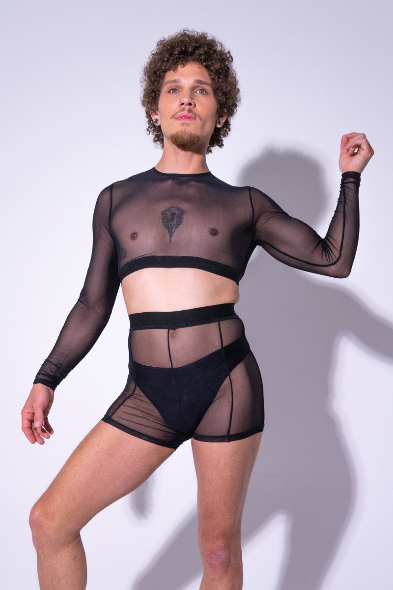 Sorte Twilight Bottoms - Black-Sorte-Pole Junkie