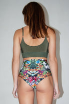 Pole Addict High Waisted Shorts - Jungle-Pole Addict-Pole Junkie