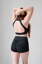 Pole Addict Kopia Basic High Waisted Shorts - Black-Pole Addict-Pole Junkie
