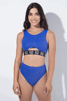 RAD Bahari Shorts - Blue Glitter-RAD-Pole Junkie