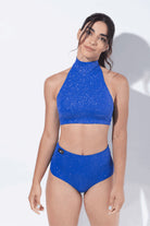 RAD Eve Top - Blue Glitter-RAD-Pole Junkie