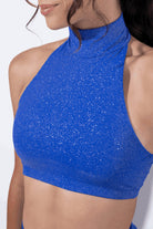 RAD Eve Top - Blue Glitter-RAD-Pole Junkie