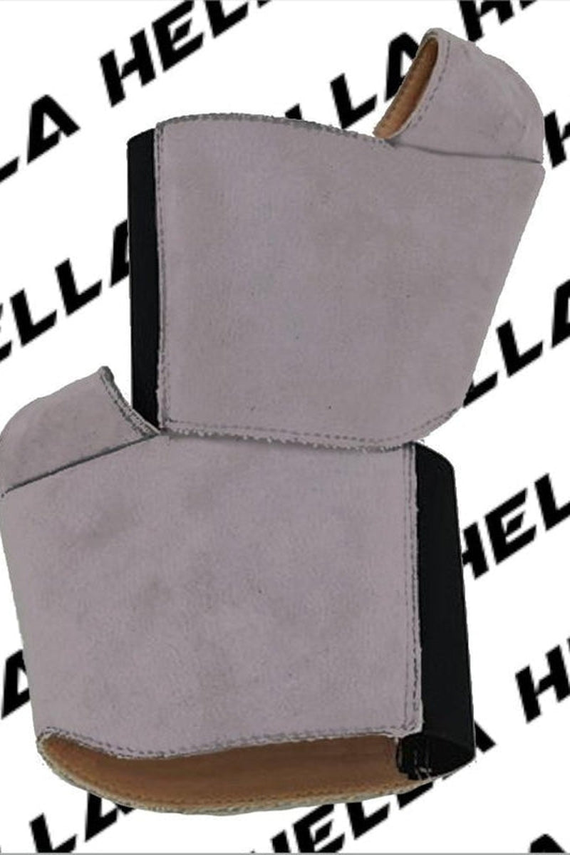 Hella Heels Classique Shoe Protector - Light Grey Faux Suede-Hella Heels-Pole Junkie