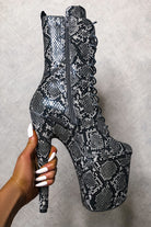 Hella Heels Maneater Boots - 8inch-Hella Heels-Pole Junkie