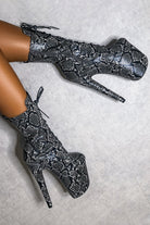 Hella Heels Maneater Boots - 8inch-Hella Heels-Pole Junkie