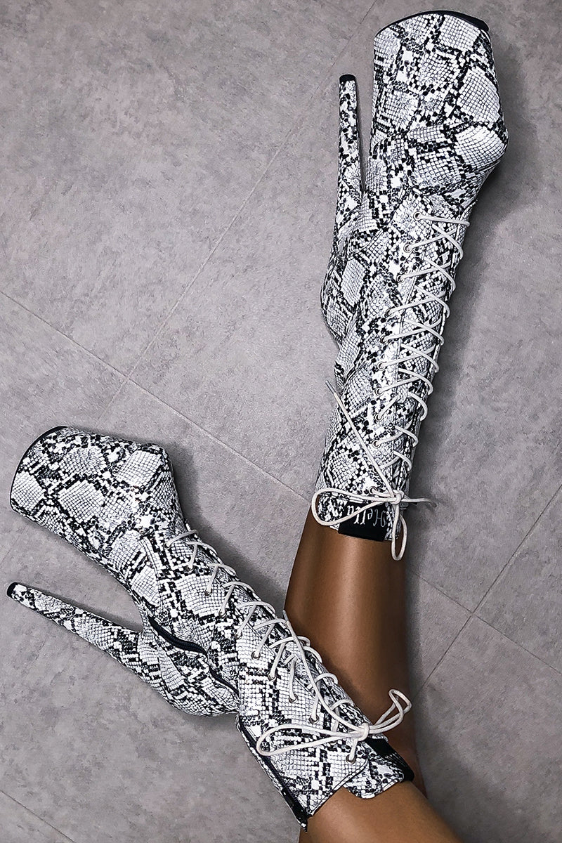 Hella Heels Mamba Boots - 8inch-Hella Heels-Pole Junkie