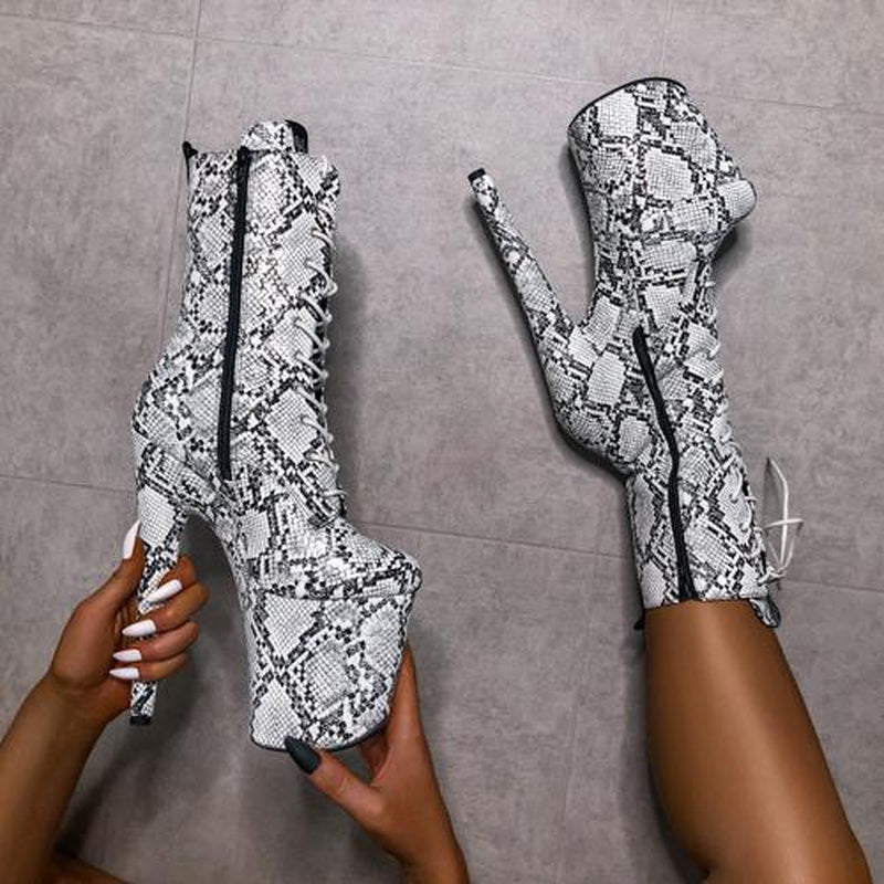 Hella Heels Mamba Boots - 8inch-Hella Heels-Pole Junkie