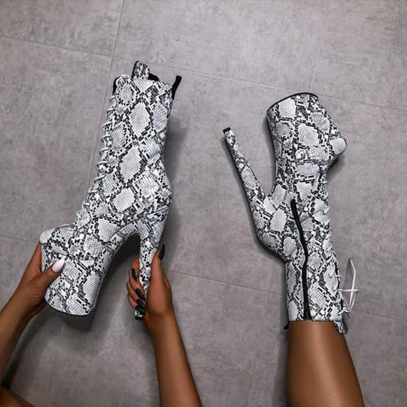 Hella Heels Mamba Boots - 8inch-Hella Heels-Pole Junkie