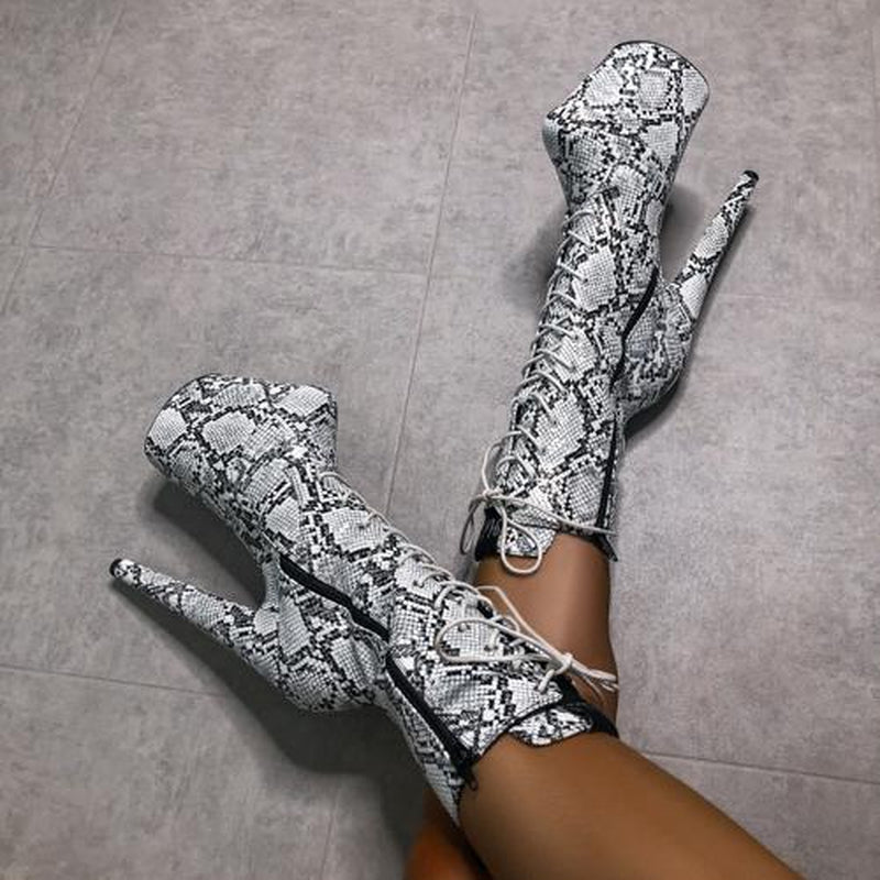 Hella Heels Mamba Boots - 8inch-Hella Heels-Pole Junkie