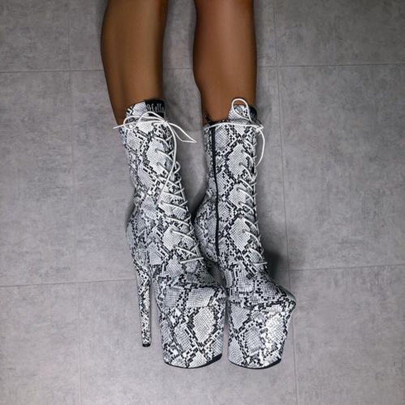 Hella Heels Mamba Boots - 8inch-Hella Heels-Pole Junkie