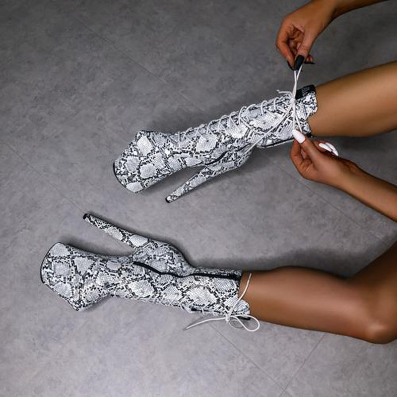 Hella Heels Mamba Boots - 8inch-Hella Heels-Pole Junkie