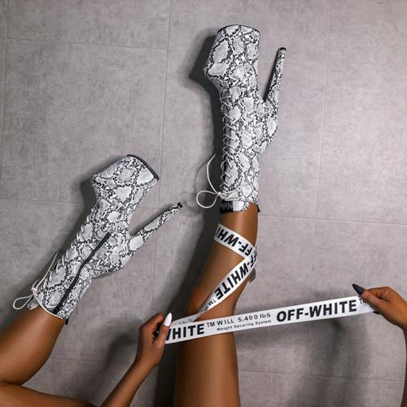 Hella Heels Mamba Boots - 8inch-Hella Heels-Pole Junkie