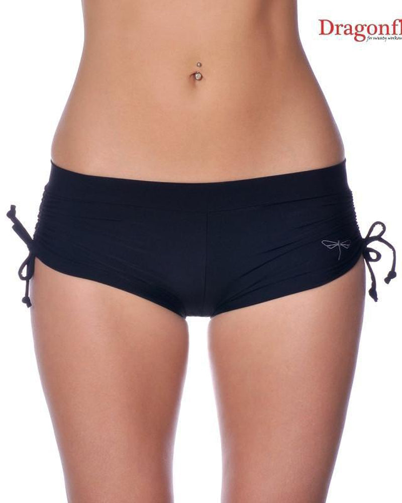 Dragonfly Emily Shorts - Black-Dragonfly-Pole Junkie