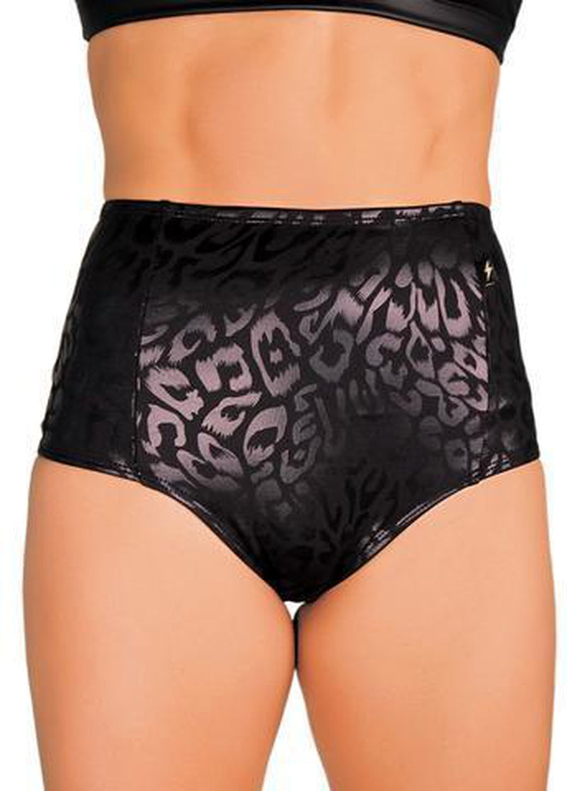 Cleo the Hurricane Fierce Cheetah High Waisted Shorts-Cleo the Hurricane-Pole Junkie