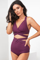 Lunalae Fallon Top - Recycled Mulberry-Lunalae-Pole Junkie