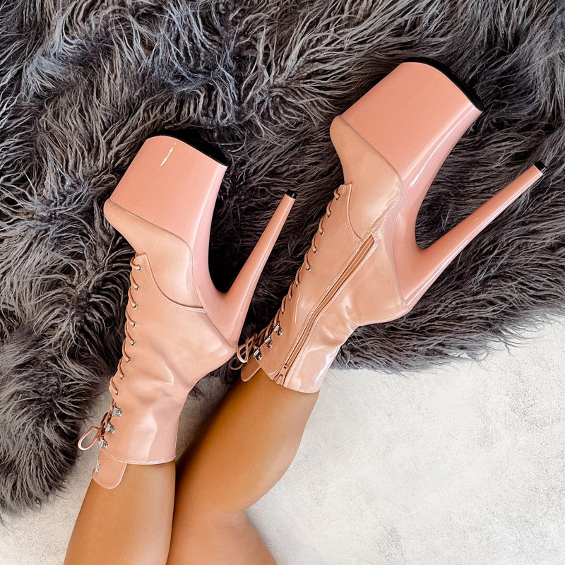 Hella Heels LipKit 8inch Boots - Dream On-Hella Heels-Pole Junkie