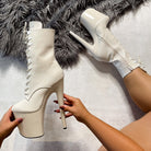 Hella Heels LipKit 8inch Boots - No Angel-Hella Heels-Pole Junkie