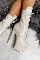 Hella Heels LipKit 7inch Boots - No Angel-Hella Heels-Pole Junkie