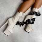 Hella Heels LipKit 7inch Boots - No Angel-Hella Heels-Pole Junkie