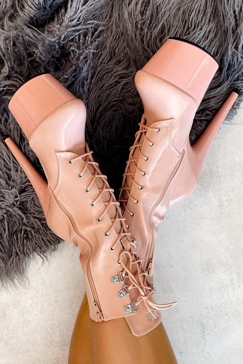 Hella Heels LipKit 7inch Boots - Dream On-Hella Heels-Pole Junkie