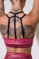 Sorte Glare Top - Serenade-Sorte-Pole Junkie