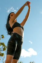 CXIX Gecko Grip Biker Shorts - Black-Creatures of XIX-Pole Junkie