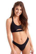 Bandurska Giselle Bottoms - Ribbed Black-Bandurska-Pole Junkie