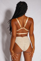 CXIX Cora High Waisted Bottoms - Champagne-Creatures of XIX-Pole Junkie