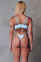 CXIX 119 Bralette - Blue Print-Creatures of XIX-Pole Junkie