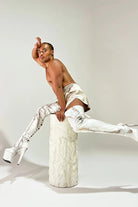 Hella Heels Renaissance Thicc Thigh High 8inch Boots - Hope-Hella Heels-Pole Junkie