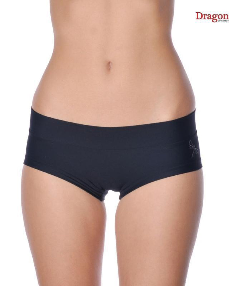Dragonfly Hot Pants - Black-Dragonfly-Pole Junkie