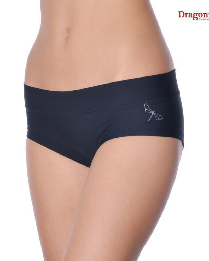 Dragonfly Hot Pants - Black-Dragonfly-Pole Junkie