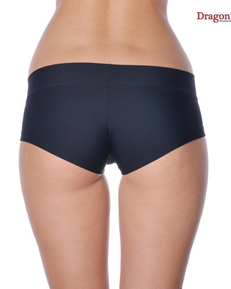 Dragonfly Hot Pants - Black-Dragonfly-Pole Junkie