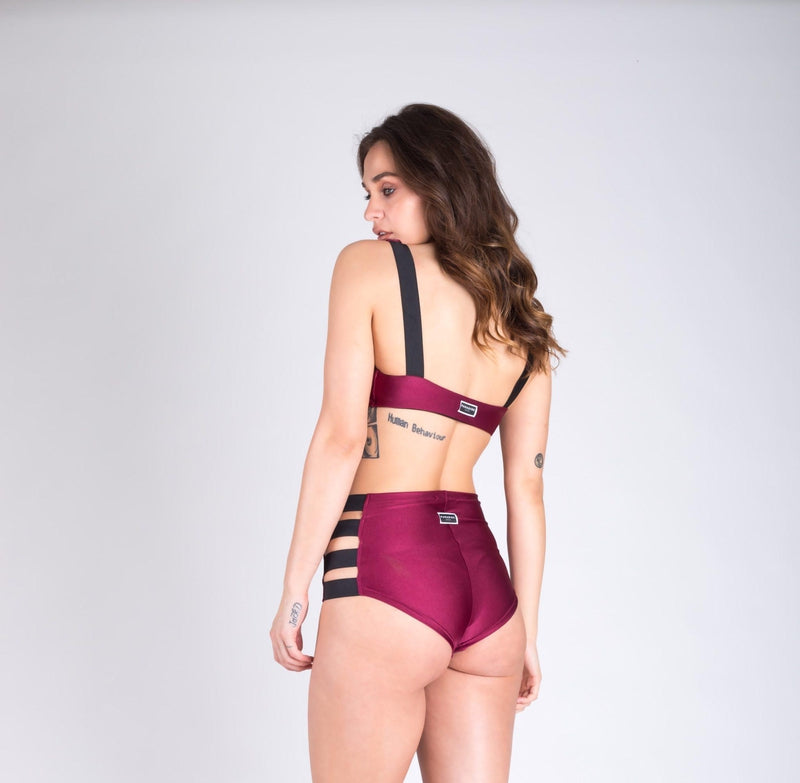 Paradise Chick High Waisted Shorts - Cherry-Paradise Chick-Pole Junkie