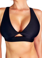 Cleo the Hurricane Twist Sports Bra - Black-Cleo the Hurricane-Pole Junkie