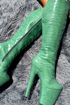 Hella Heels Killing Adam Knee High Boots - 8inch-Hella Heels-Pole Junkie