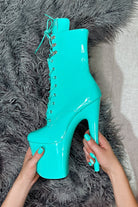 Hella Heels LipKit 8inch Boots - Minted-Hella Heels-Pole Junkie