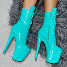 Hella Heels LipKit 8inch Boots - Minted-Hella Heels-Pole Junkie