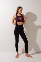 Shark Polewear Sling Leggings - Black-Shark Polewear-Pole Junkie