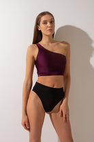 Shark Polewear Aura Top - Plum-Shark Polewear-Pole Junkie