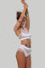 CXIX I S I S High Waisted Bottoms - White with Sand Mesh-Creatures of XIX-Pole Junkie