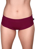 Cleo the Hurricane Essential Hot Pants - Merlot-Cleo the Hurricane-Pole Junkie