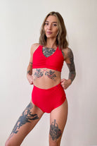 Pole Addict Back To Basics Top - Red-Pole Addict-Pole Junkie