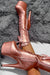 Hella Heels 7inch Ankle Boots - Rose Gold-Hella Heels-Pole Junkie