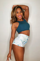 The Enviro Co. High Waist Shorts - Daintree Day-Enviro Grip-Pole Junkie