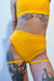 Pole Addict Bliss Adjustable Garter Shorts - Mango-Pole Addict-Pole Junkie