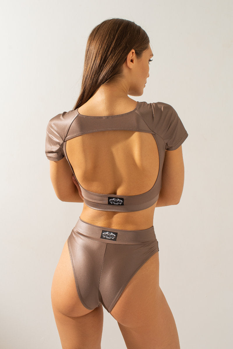 Shark Polewear Mokko Top - Quarzo-Shark Polewear-Pole Junkie